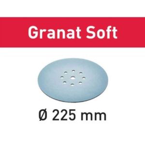 Brusni list Granat Soft STF D225 P80 GR S / 25 kos