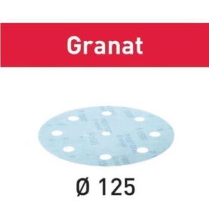 Brusni list Granat STF D125 / 8 P1200 GR / 50 kos