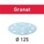 Brusni List Granat STF D125 / 8 P1200 GR / 50 Kos