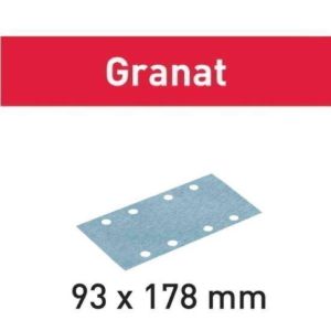 Brusni list Granat STF 93X178 P80 GR / 50 kos