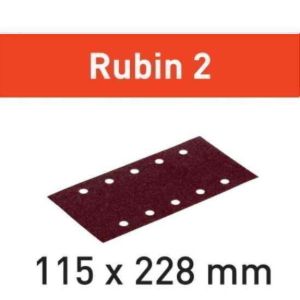 Brusni list Rubin 2 STF 115X228 P180 RU2 / 50 kos