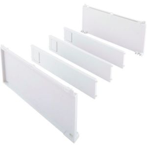 Komplet za steklenice AMBIA-LINE BLUM, Š: 200 mm, umetna masa,svilnato bela, mat