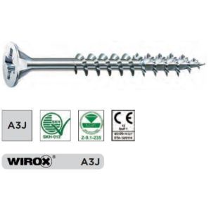 VIJAK SPAX VGR.GL 4,5*45 DELNI BEL