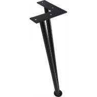 pohistvena-noga-v-oblike-dolzina-360-mm-crno-jeklo-ral-9005