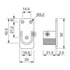 nosilec-za-garderobno-cev-oval-8-za-cev-30-x-15-mm-kromiran-mere