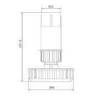 noga-kuhinjska-pvc-fi79mm-mere