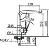 kuhinjska-armatura-cabl003i-solido-inox-mere