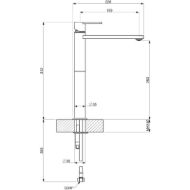 kopalniska-armatura-glam-xl-solido-tlacna-crna-mat-mere