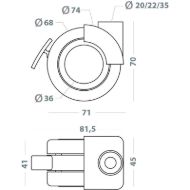 pohistveno-kolo-rotola-office-brez-zavore-navojni-zatic-m10-x-15-mm-crn-siv-mere