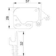 zaskocnik-mini-latch-jeklo-nikljano-mere