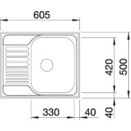 vgradno-korito-tipo-45-s-mini-solido-602-x-500-mm-inox-mere