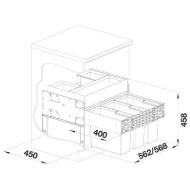 sistem-za-odpadke-select-ii-603-orga-blanco-s-600-mm-mere
