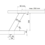 barska-konzola-capri-posevna-50-x-50-x-230-mm-alu-videz-inoxa-mere