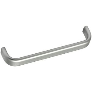 Pohištveni ročaj Ansar, razmik lukenj 160 mm, Š 168 mm, alu., naravno eloksiran