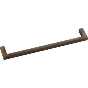 Pohištven ročaj Macha, razmak lukenj 160 mm, Š 168 mm, ZN, medenina, krtač. mat