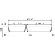 vlozek-pribora-classico-agoform-sk-400-mm-globina-500-mm-skrilavec-siva