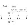 vlozek-pribora-classico-agoform-sk-450-mm-globina-450-mm-skrilavec-siva