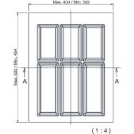 vlozek-pribora-classico-agoform-sk-450-mm-globina-500-mm-skrilavec-siva