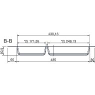 vlozek-pribora-classico-agoform-sk-450-mm-globina-500-mm-skrilavec-siva