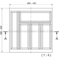 vlozek-pribora-classico-agoform-sk-500-mm-globina-450-mm-skrilavec-siva
