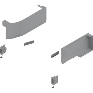 Set pokrivnih kapic AVENTOS HK TOP BLUM, SERVO-DRIVE, u.m., svetlo siva, 23K8000