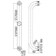 marchesi-vratni-rocaj-4527-300-mm-rl-280-mm-inox-mat