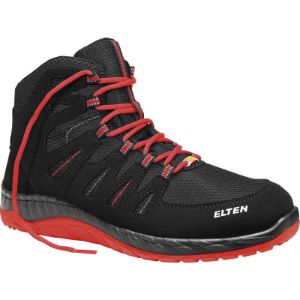 Varnostni visoki čevelj Maddox Black-Red Mid ESD S3 SRC ELTEN, velikost 43