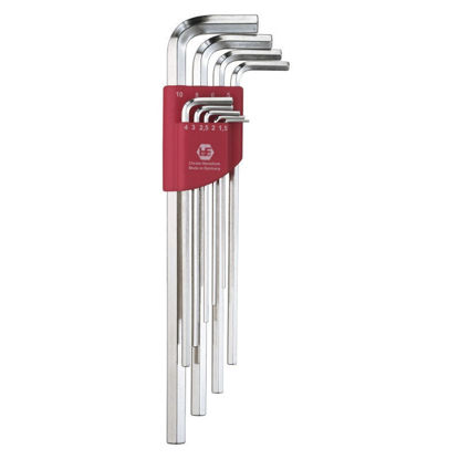 Set imbus ključev HAFU posebno dolgi ISO2936 v zatiču vel. 1,5-10mm, 9-delni