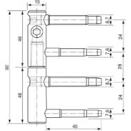 uvrtno-nasadilo-anuba-3-dim2-delsornik-45-mm-vis-92-mm-o-15-mm-sreb-cink