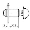 cilindr-kljucavnica-z-zaobljenim-vzvodom-505-leva-dolz-30-mm-zamak-niklj-mere1