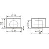 kolo-mini-bsr-z-ohisjem-mehko-visina-od-tal-1-mm-o-25-mm-plastika-crna