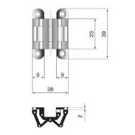 utopni-sarnir-sepa-thin-visina-39-mm-medenina-ponikljana-mat