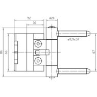 vratni-tecaj-baka-2d20-rz-57-brez-zatica-cep-99-x-57-mm-jeklo-cinkano-mere