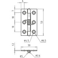 tecaj-z-vzmetjo-50-x-30-x-12-mm-inox-mere