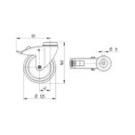 tente-vrtljivo-kolo-agila-7470-pjo-125-mm-luknja-z-zavoro-mere