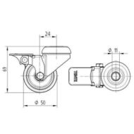 tente-vrtljivo-kolo-agila-2470-dyk-50-mm-40-kg-z-zavoro-mere