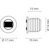 uvrtni-magnetni-zaskocnik-maco-14-o-14-mm-umetna-masa-bela-mere