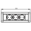 vgradna-vticnica-evoline-frame-dock-3-x-schuko-vticnice-aluminij-mere1