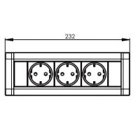 vgradna-vticnica-evoline-frame-dock-3-x-schuko-vticnice-aluminij-mere1