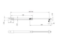 x-cev-za-tus-kabino-240-400mm-krom-stena-steklo-45-mere