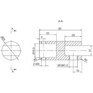 stropni-nosilec-za-stabilizator-sba-50-x-22-mm-medenina-kromirana-polirana-mere