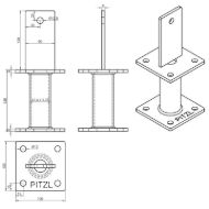 pitzl-nosilec-stebra-s-konico-tipa-11003-0000-vroce-cinkano-mere