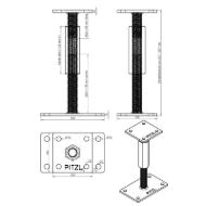 pitzl-nosilec-stebrov-tip-10920-1200-prevlecen-z-zinip-desni-levi-mere