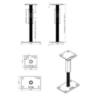 pitzl-nosilec-stebrov-tip-10920-1300-prevlecen-z-zinip-desni-levi-mere