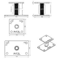 pitzl-nosilec-stebrov-tip-10920-1600-prevlecen-z-zinip-desni-levi-mere