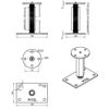 pitzl-nosilec-stebrov-tip-10920-1090-prevlecen-z-zinip-desni-levi-mere