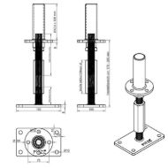 pitzl-nosilec-stebrov-tip-10930-1000-prevlecen-z-zinip-desni-levi-mere