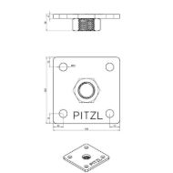 pitzl-plosca-s-5-luknjami-100x100x6-z-matico-m24-zavarjena-prevlecena-z-zinip-mere