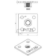 pitzl-plosca-s-5-luknjami-80x80x5-z-matico-m20-zavarjena-prevlecena-z-zinip-mere