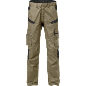 Moške hlače FRISTADS Fusion khaki / črna vel. 46